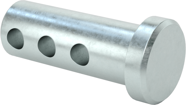 Uzunluğu Seçilebilir Çatal Pim, Çinko Kaplamalı 1004-1045 Karbon Çelik, 3/8" Çap, 1" Uzunluk