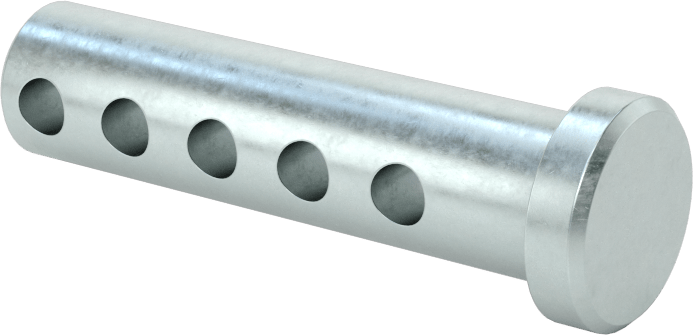Uzunluğu Seçilebilir Çatal Pim, Çinko Kaplamalı 1004-1045 Karbon Çelik, 3/8" Çap, 1,5" Uzunluk