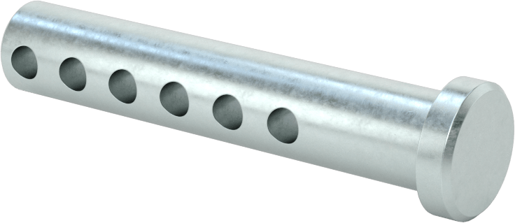 Uzunluğu Seçilebilir Çatal Pim, Çinko Kaplamalı 1004-1045 Karbon Çelik, 3/8" Çap, 2" Uzunluk