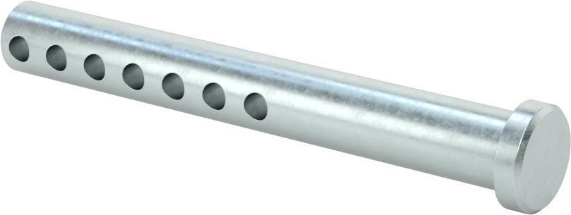 Uzunluğu Seçilebilir Çatal Pim, Çinko Kaplamalı 1004-1045 Karbon Çelik, 3/8" Çap, 3" Uzunluk