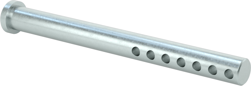 Uzunluğu Seçilebilir Çatal Pim, Çinko Kaplamalı 1004-1045 Karbon Çelik, 3/8" Çap, 4" Uzunluk