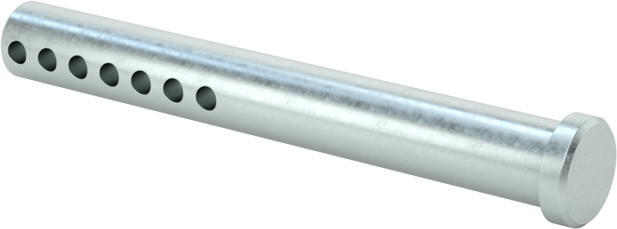 Uzunluğu Seçilebilir Çatal Pim, Çinko Kaplamalı 1004-1045 Karbon Çelik, 1/2" Çap, 4" Uzunluk
