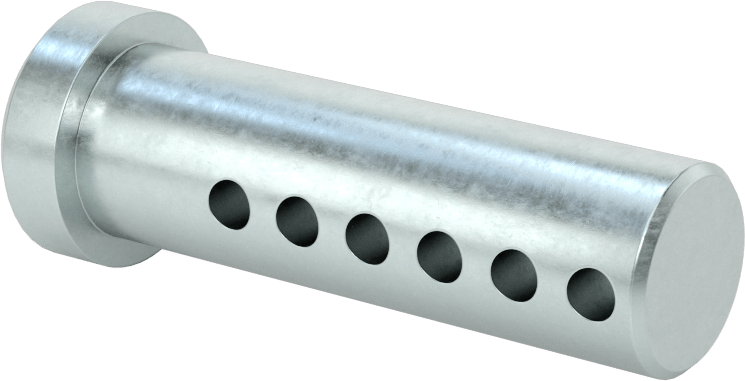 Uzunluğu Seçilebilir Çatal Pim, Çinko Kaplamalı 1004-1045 Karbon Çelik, 5/8" Çap, 2" Uzunluk