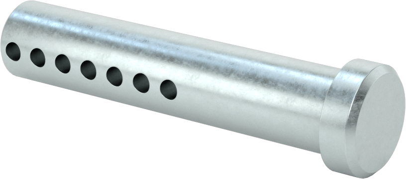 Uzunluğu Seçilebilir Çatal Pim, Çinko Kaplamalı 1004-1045 Karbon Çelik, 5/8" Çap, 3" Uzunluk