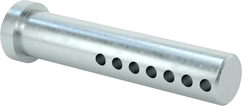 Uzunluğu Seçilebilir Çatal Pim, Çinko Kaplamalı 1004-1045 Karbon Çelik, 5/8" Çap, 3" Uzunluk