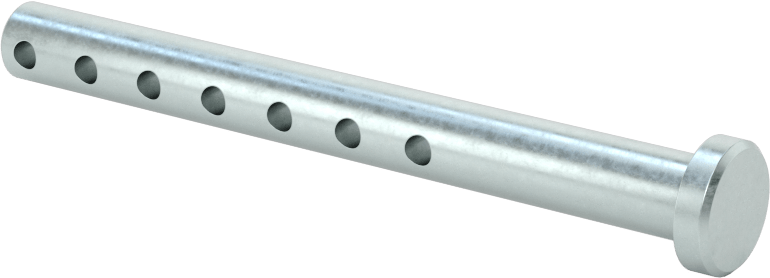 Uzunluğu Seçilebilir Çatal Pim, 18-8 Paslanmaz Çelik, 1/4" Çap, 2-1/2" Uzunluk
