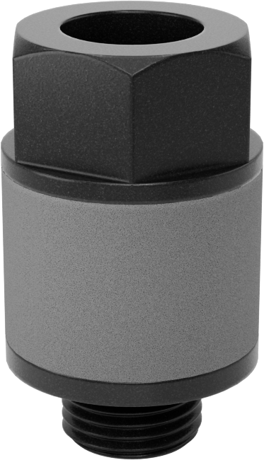Akış Kontrol Susturucusu, 1/4 BSPP Erkek, Naylon, 100 PSI Akış Hızında 5,25 scfm