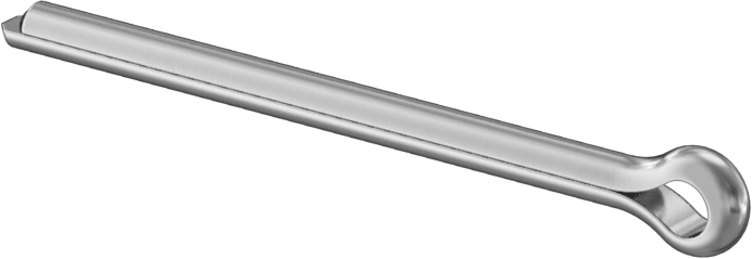 316 Paslanmaz Çelik Çatal Pim, 3/32" Çap, 1-1/4" Uzunluk