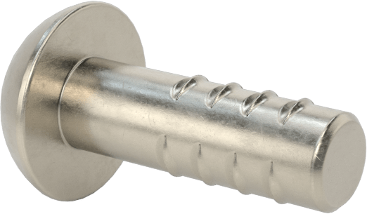 Pim, Yuvarlak Başlı, Dikenli, 1/8" Çap, 3/8" Uzunluk