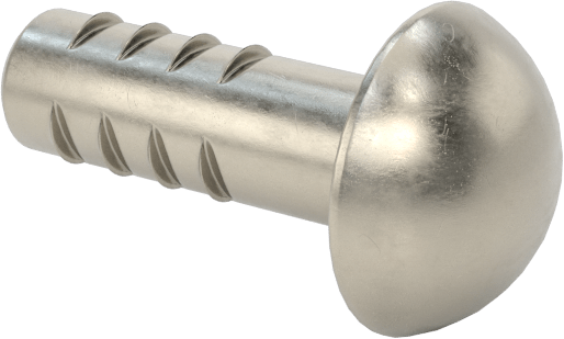 Pim, Yuvarlak Başlı, Dikenli, 1/8" Çap, 3/8" Uzunluk