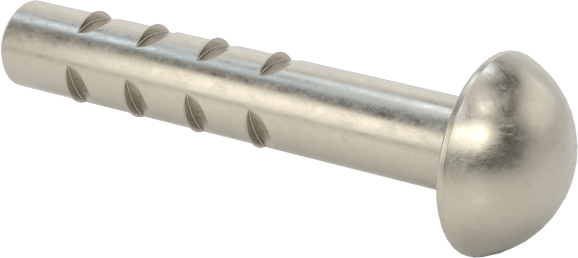 Pim, Yuvarlak Başlı, Dikenli, 1/8" Çap, 3/4" Uzunluk