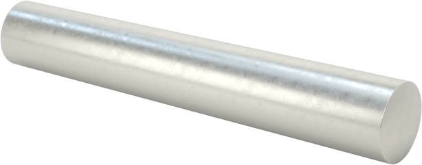 12L14 Karbon Çelik Konik Pim, Pim Numarası 3/0, 0,125" Büyük Uç Çapı, 3/4" Uzunluk