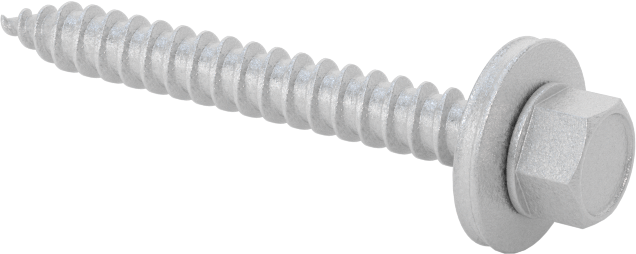 Sac Metali Ahşaba Birleştirmek için Vidalar, Korozyona Dayanıklı Kaplamalı Çelik, Numara 9 Boyut, 1-1/2" Uzunluk