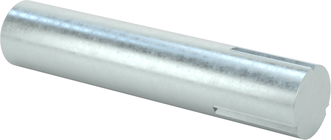 Çelik Çeyrek Oluklu Pim, 1/4" Çap, 1,25" Uzunluk