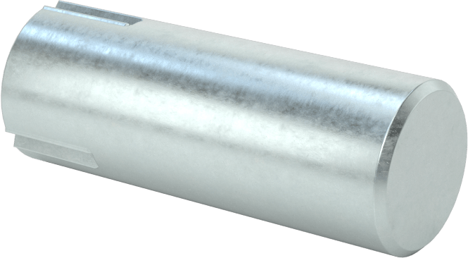 Çelik Çeyrek Oluklu Pim, 3/8" Çap, 1" Uzunluk