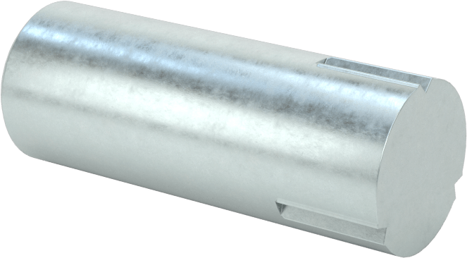 Çelik Çeyrek Oluklu Pim, 3/8" Çap, 1" Uzunluk
