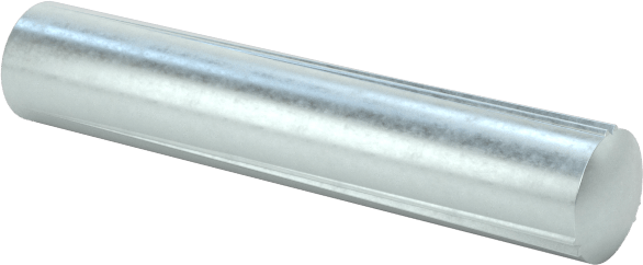 Çelik tam oluklu dübel pimleri, 3/32" Çap, 1/2" Uzunluk
