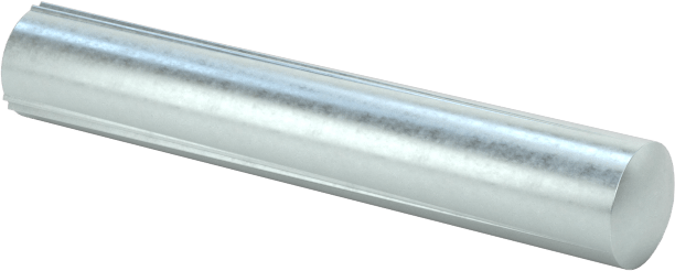 Çelik tam oluklu dübel pimleri, 1/8" Çap, 3/4" Uzunluk