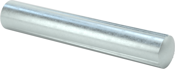 Çelik tam oluklu dübel pimleri, 1/8" Çap, 3/4" Uzunluk