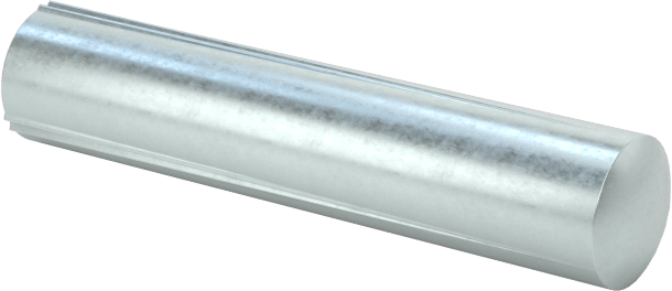 Çelik tam oluklu dübel pimleri, 5/32" Çap, 3/4" Uzunluk