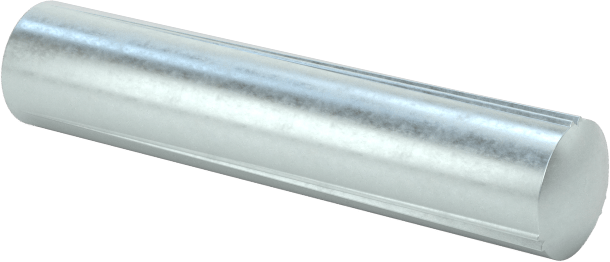 Çelik tam oluklu dübel pimleri, 5/32" Çap, 3/4" Uzunluk