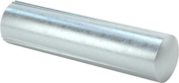 Çelik tam oluklu dübel pimleri, 3/16" Çap, 3/4" Uzunluk