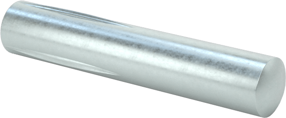 Yarım Yivli Pim, Çinko Kaplı Çelik, 3/32" Çap, 1/2" Uzunluk