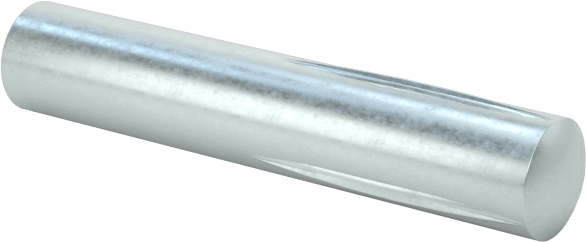 Yarım Yivli Pim, Çinko Kaplı Çelik, 3/32" Çap, 1/2" Uzunluk