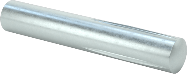 Yarım Yivli Pim, Çinko Kaplı Çelik, 1/8" Çap, 3/4" Uzunluk
