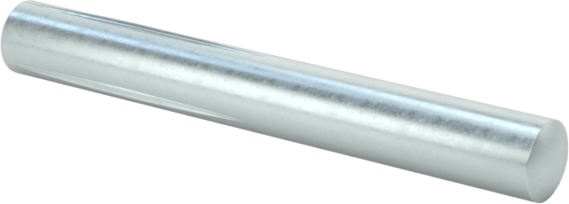 Yarım Yivli Pim, Çinko Kaplı Çelik, 1/8" Çap, 1" Uzunluk