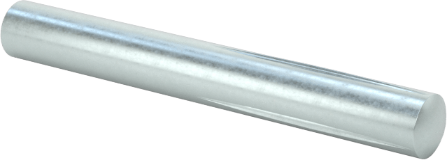 Yarım Yivli Pim, Çinko Kaplı Çelik, 1/8" Çap, 1" Uzunluk
