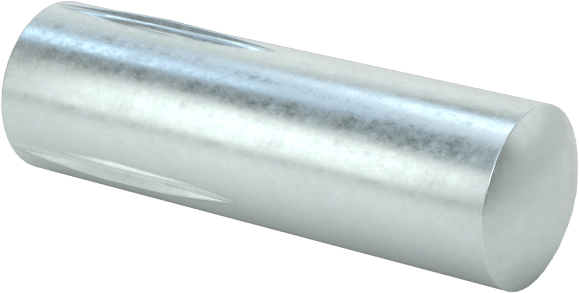 Yarım Yivli Pim, Çinko Kaplı Çelik, 5/32" Çap, 1/2" Uzunluk