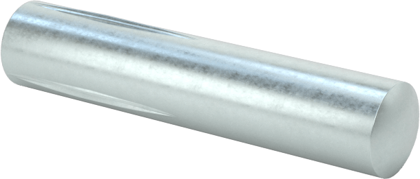 Yarım Yivli Pim, Çinko Kaplı Çelik, 5/32" Çap, 3/4" Uzunluk