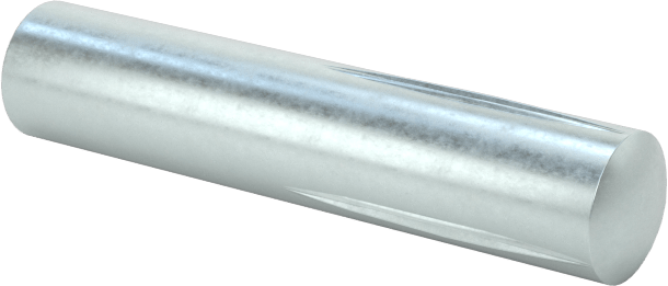 Yarım Yivli Pim, Çinko Kaplı Çelik, 5/32" Çap, 3/4" Uzunluk