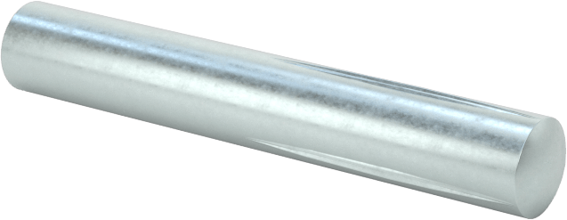 Yarım Yivli Pim, Çinko Kaplı Çelik, 5/32" Çap, 1" Uzunluk