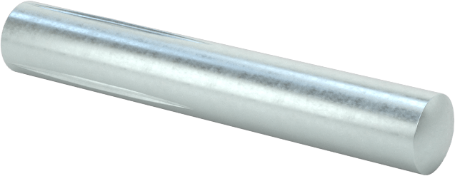 Yarım Yivli Pim, Çinko Kaplı Çelik, 5/32" Çap, 1" Uzunluk