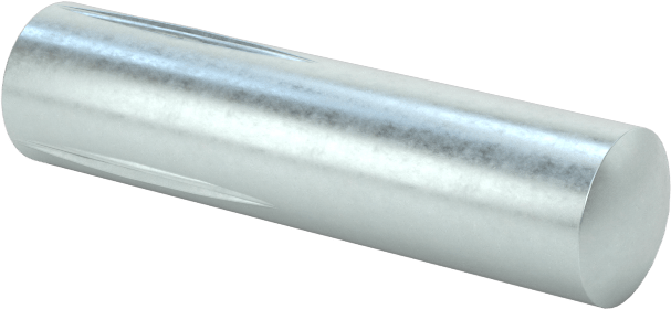 Yarım Yivli Pim, Çinko Kaplı Çelik, 3/16" Çap, 3/4" Uzunluk