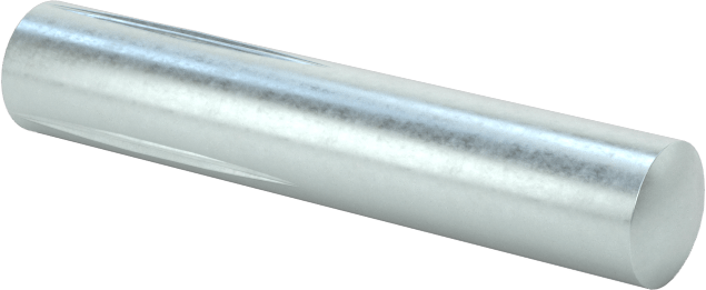 Yarım Yivli Pim, Çinko Kaplı Çelik, 3/16" Çap, 1" Uzunluk