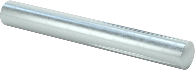 Yarım Yivli Pim, Çinko Kaplı Çelik, 3/16" Çap, 1-1/2" Uzunluk