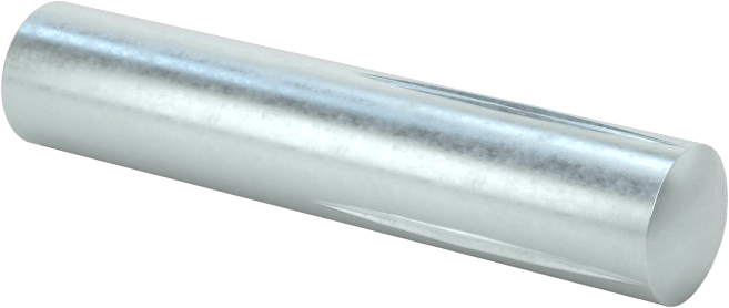 Yarım Yivli Pim, Çinko Kaplı Çelik, 1/4" Çap, 1-1/4" Uzunluk