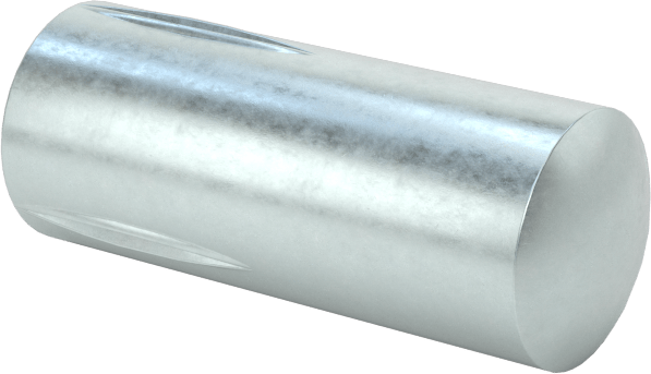 Yarım Yivli Pim, Çinko Kaplı Çelik, 5/16" Çap, 3/4" Uzunluk