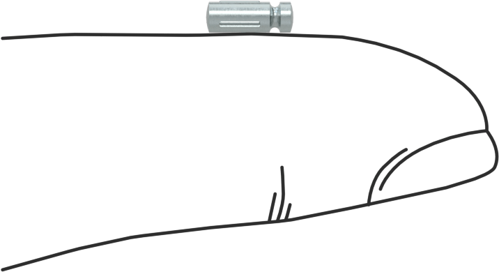 Yarım Yivli Pim, Çentikli, 3/32" Çap, 1/4" Uzunluk