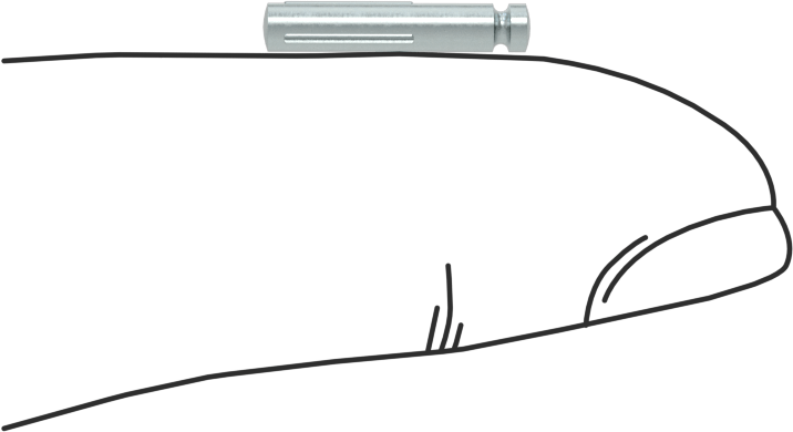 Yarım Yivli Pim, Çentikli, 3/32" Çap, 1/2" Uzunluk