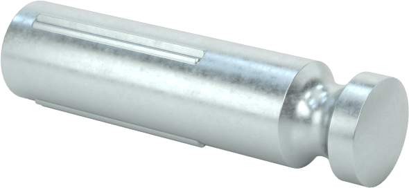 Yarım Yivli Pim, Çentikli, 1/8" Çap, 1/2" Uzunluk