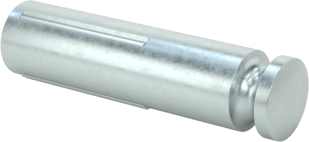 Yarım Yivli Pim, Çentikli, 3/16" Çap, 3/4" Uzunluk