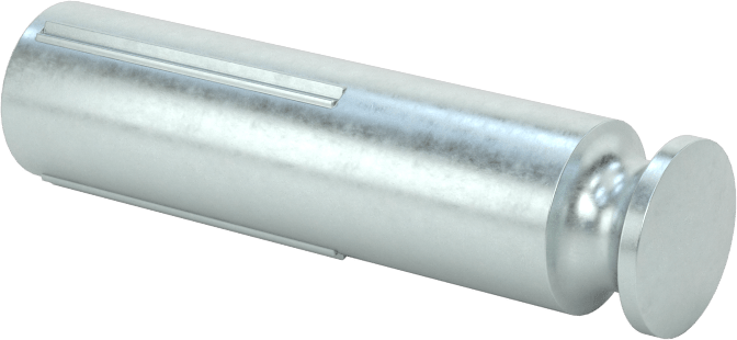 Yarım Yivli Pim, Çentikli, 5/16" Çap, 1-1/4" Uzunluk