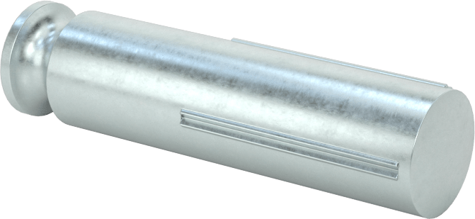 Yarım Yivli Pim, Çentikli, 5/16" Çap, 1-1/4" Uzunluk