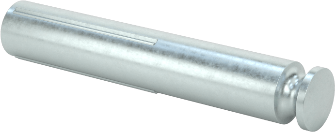 Yarım Yivli Pim, Çentikli, 1/4" Çap, 1-1/2" Uzunluk