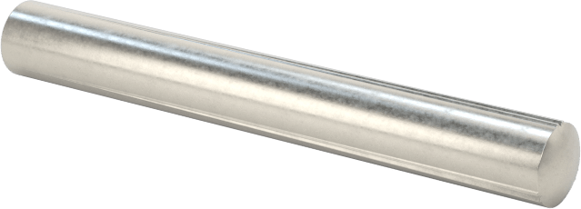 18-8 Paslanmaz Çelik Tam Yivli Pim, 1/8" Çap, 1" Uzunluk