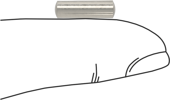 Paslanmaz Çelik Tam Oynaklı Pim, 5/32" Çap, 1/2" Uzunluk